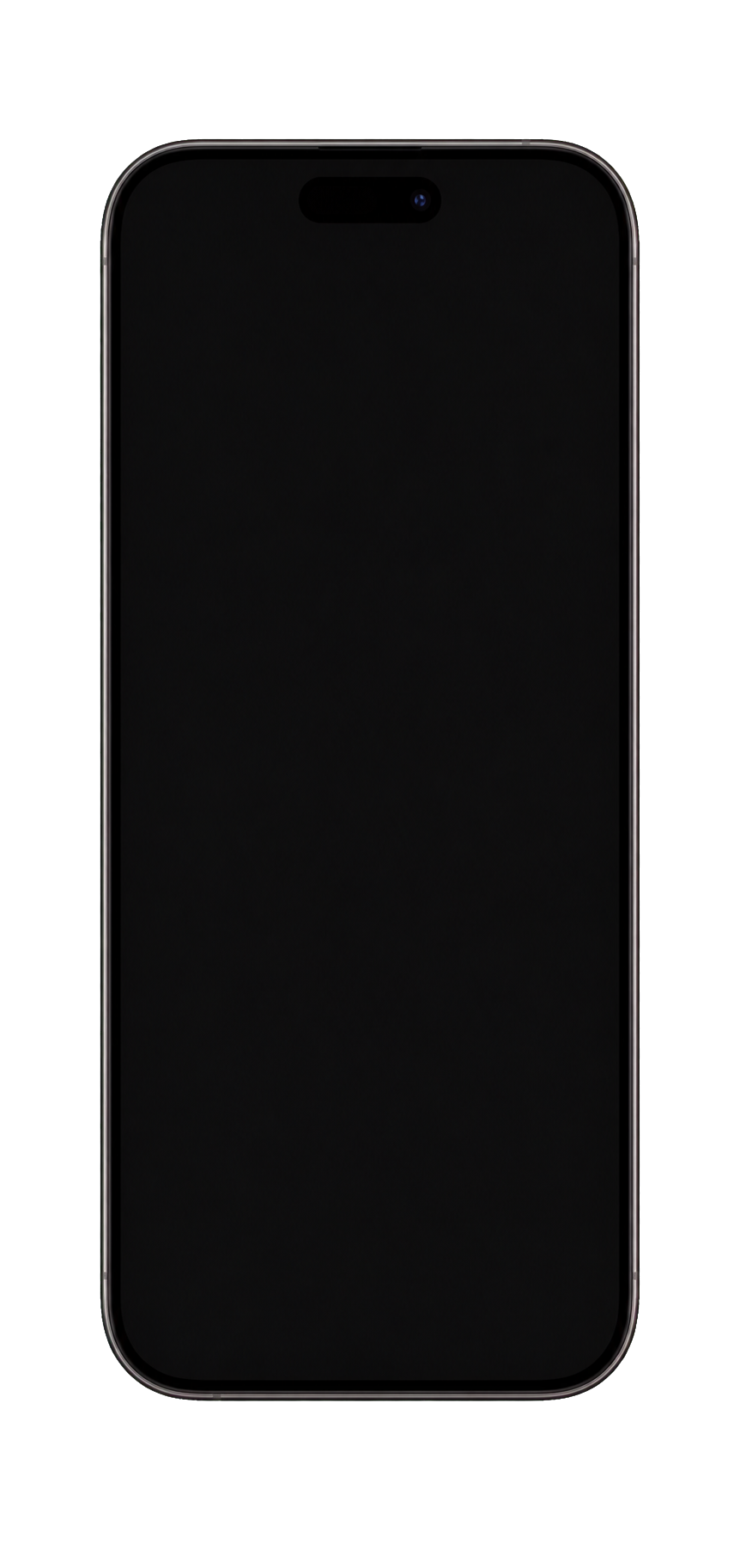 iPhone mockup placeholder for a RoomWise app preview